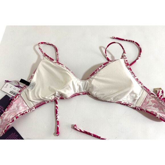NWT J Crew Swimsuit Size S Liberty London Bikini Top Swim Roses - Picture 7 of 7